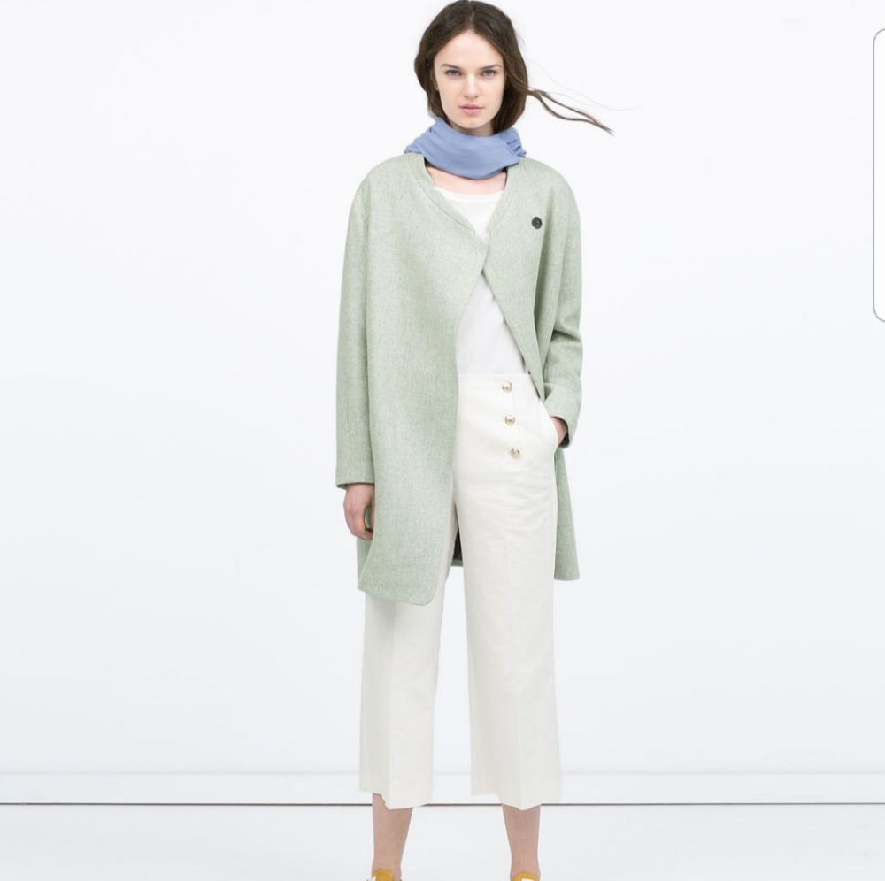 ZARA COCOON COAT NWOT